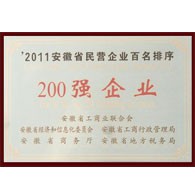 安徽省200強(qiáng)企業(yè)